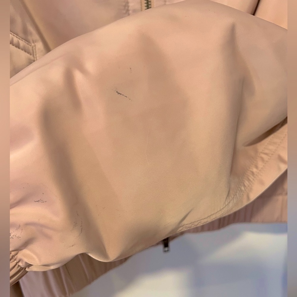 VINCE Womens Blush Pink Lightweight Bomber Jacket Small Petite - Picture 11 of 12